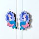 Handcrafted Acacia Wood Mermaid Handle Pair